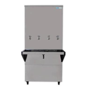 Imagem de Bebedouro Industrial de Coluna Knox 200 Litros 3 Torneiras Geladas e 1