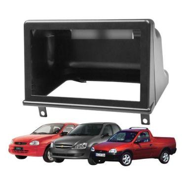 Imagem de Moldura Painel Central Multimidia 2Din Encaixe 7 Polegadas Corsa GM Se
