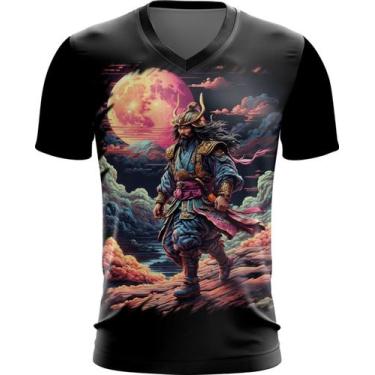 Imagem de Camiseta Gola V Samurai Ronin Sunset Sem Mestre 2 - Kasubeck Store®, I
