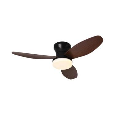 Imagem de Ventilador De Teto LED Grande De 34,6'' Com Luz E Controle Remoto, 3 L