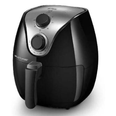 Imagem de Fritadeira elétrica sem óleo Multilaser Air Fryer 4 L preta 110, 110V