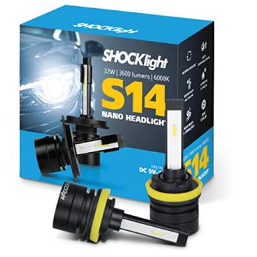 Imagem de Par de Lâmpada Led do Farol H8, H9, H11, H16/2-Nano S14-3600 Lumens 6000K 12V 32W Shocklight - SLL-140011, Azul