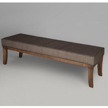 Imagem de Puff para Quarto 140cm Lucia Sofani Marrom/Imbuia