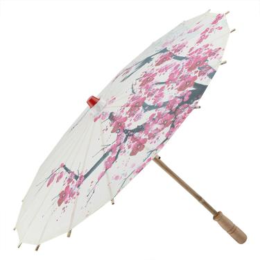 Imagem de Guarda-chuva de papel oleado artesanal,guarda-chuva de dan?a cl¨¢ssica de arte chinesa, guarda-chuva de flor de ameixa para festas de casamento fantasias de fotografia decora??o cosplay, Guarda-s