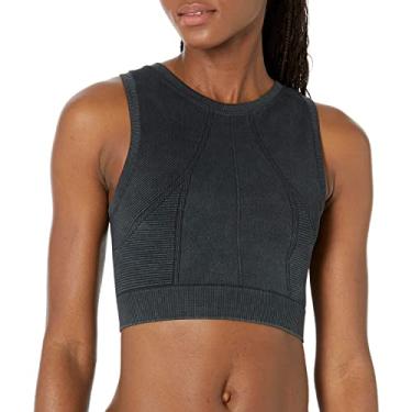 Imagem de Spalding Sutiã feminino sem costura, Antracite., G