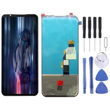 Imagem de YUNCHAO Acessórios telefônicos Tela LCD AMOLED para ZTE NUBIA RED MAGIC 5G NX659J 2020 Com o Digitizer Full Monty (preto) Substituição do telefone celular