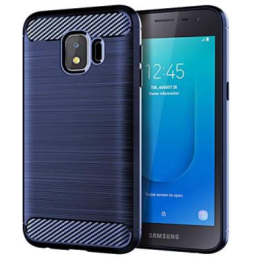 Imagem de Capa para Samsung Galaxy J2 Core, sensação macia, proteção total, anti-arranhões e impressões digitais + capa de celular resistente a arranhões para Samsung Galaxy J2 Core