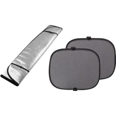 Imagem de Kit Protetor Solar Veicular: Para-brisa + Laterais de Janelas