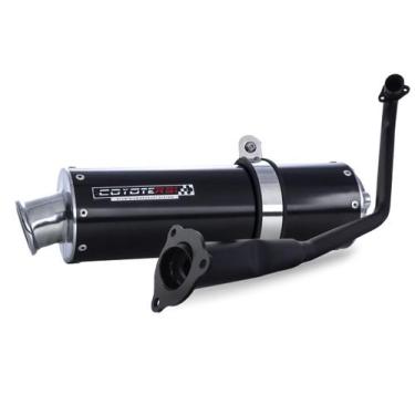 Imagem de Escape / Ponteira Coyote RS1 Alumínio Redondo - CG 150 Titan / Fan ESD