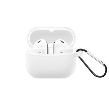 Imagem de Capa de silicone para galaxy buds 3 pro 2024, acessórios para fones de ouvido sem fio, capa protetora macia,White