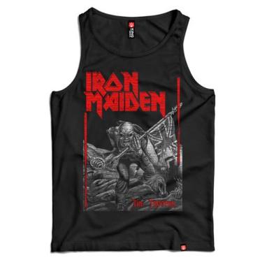 Imagem de Camiseta Regata Iron Maiden The Trooper Banda Rock Algodão - KING OF G