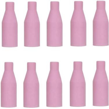 Imagem de Bocais de cerâmica para soldador Mig MB15 15AK 10 unidades de consumíveis sem gás MIG/MAG para tocha de solda MIG Pontas de contato MIG Máquina de solda