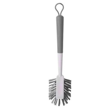 Imagem de Escova de Limpeza Angular Flow Bege Escovão Limpar Piso Banheiro Chão 