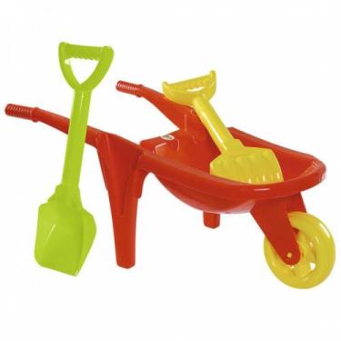 Imagem de Baldinho de Praia Carriola com Acessórios - Dismat