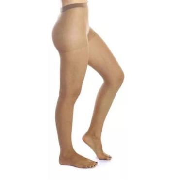 Imagem de Meia Calça Loba Lupo Fina 05760-001 Microfibra Fio 15, Pó de arroz, G,