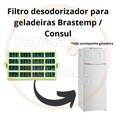 Imagem de Filtro desodorizador para geladeira Brastemp/ Consul - sem marca