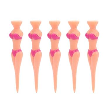 Imagem de 5 Camisetas de Golfe Dos Pces, Camisetas Plásticas da Prática do Golfe da Menina do Biquini da Senhora do Anti Deslizamento para o Divertimento do Golfista do Treinamento de