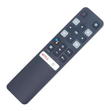 Imagem de PERFASCIN CRC802V Controle remoto substituído por voz adequado para TCL TV 40S6500FS 40S6510FS 40S6800 43S6500FS 43S6800FS 43S6500 43S6500FS 49S6500 49S6800