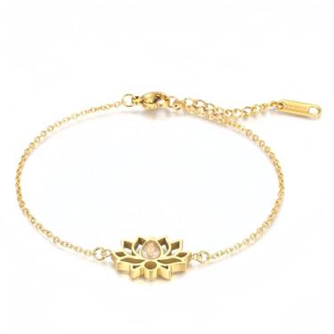 Imagem de Anel de lótus feminino FCK MY TRAUMA LOTUS Anel inspirador de flor de lótus exclusivo lembra você de deixar seu trauma de maneira lúdica, sem lama, sem lótus, anel para irmandade, melhores amigos,