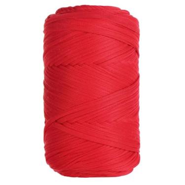 Imagem de Fio de crochê para iniciantes, 400 g/130 jardas de tecido elástico para crochê, fio de tricô manual para sacos de crochê/cestas/porta-copos / tapetes, projetos de crochê, artesanato faça você mesmo