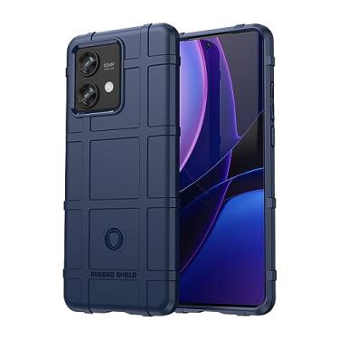 Imagem de Ysnzaq Capa Armor para Motorola Edge 40 Neo 6,5 polegadas, capa protetora resistente à prova de choque de grau militar para Motorola Edge 40 Neo HD azul