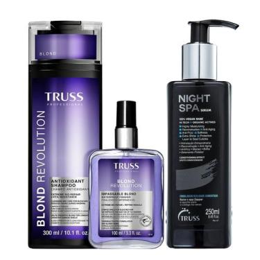 Imagem de Kit Truss Blond Revolution - Shampoo 300ml + Finalizador 100ml + Night