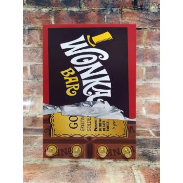 Imagem de Porta chaves Wonka - fantástica fábrica de chocolate - Er