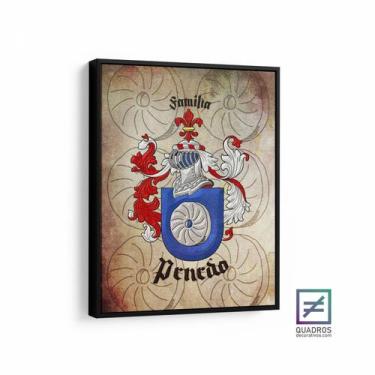 Imagem de Quadro Brasão Família Penedo Médio - 65x48 Sem moldura - Quadrosdecora