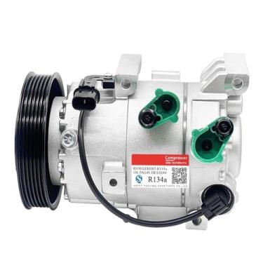 Imagem de Compressor de ar condicionado automotivo compatível com Hyundai Creta Elantra IX25 compatível com KIA KX3 1.6L 977014V001 97701-4V000 97701-4V001 977014V000