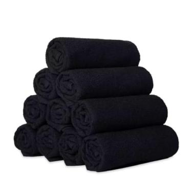 Imagem de Kit 6 Toalhas de Rosto Para Premium Toque Macio 45x70cm(KIT SALÃO 3 PINK + 3 BRANCO)