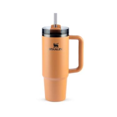 Imagem de Stanley - Copo Quencher H2.0 FlowState 887ml - Copo de aço inoxidável com tampa, isolamento a vácuo, para água, chá gelado, café, smoothies e muito mais, Camel