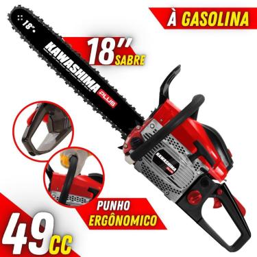 Imagem de Motosserra Kcs 500P À Gasolina 49,3Cc 2 Tempos Com Sabre 18"