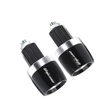 Imagem de Extremidades das manoplas do guidão da motocicleta, tampas das extremidades dos manípulos, acessórios deslizantes de peso para Ka&was&aki Ninja 650 NINJA650