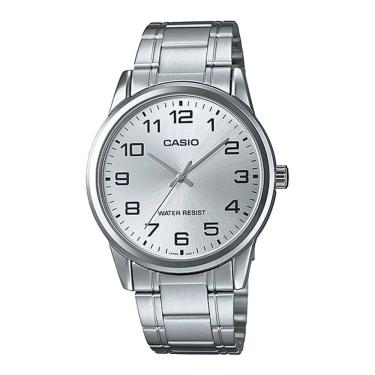 Imagem de Relógio Masculino Casio Mtp-V001D 7Bu Prata Analógico