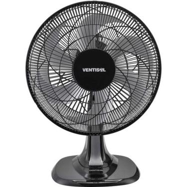 Imagem de Ventilador De Mesa 40cm Com 6 Pás 127v Preto/cinza Ventisol