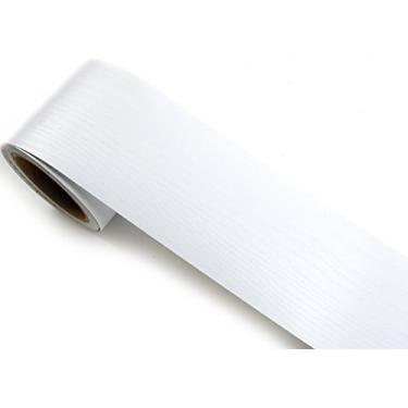 Imagem de ROSEROSA Descasque e cole papel de parede autoadesivo de madeira sintética de PVC que cobre o forro de prateleira superior SG33 (9,93 cm x 16,40 pés)