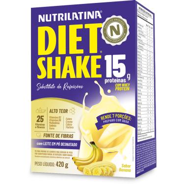 Imagem de DIET SHAKE BANANA Nutrilatina 420g