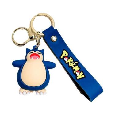 Imagem de Pikachu Charmander Psyduck Pokemon Chaveiro Anime Action Figure Kawaii