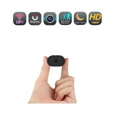 Imagem de Câmera Mini WiFi Sem Fio Monitor Remoto Super Pequena Câmera IP Inteli