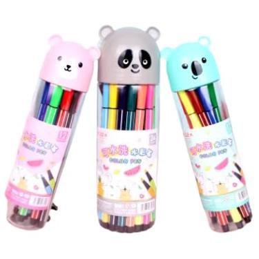 Imagem de Genérico Estojo Infantil em Formato de Urso, Porta Canetinhas Escolar, Material Macio e Durável, Design Divertido com Orelhinhas