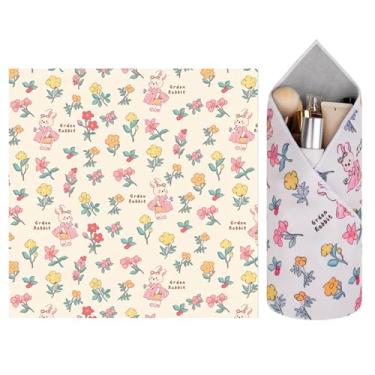 Imagem de GianiaChi Pano mágico autoadesivo | Protetor de lente de câmera + bolsa de armazenamento de cosméticos | Reutilizável, lavável, organizador dobrável | Estojo de viagem portátil para lentes, pincéis e