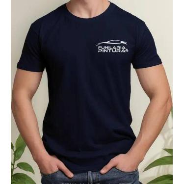 Imagem de Camiseta Camisa Algodão  Feminina Masculina Uniforme Profissional Trab