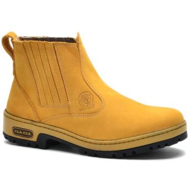 Imagem de Bota Country Masculina em Couro Solado de Borracha e Elástico - ClaCle