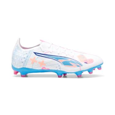 Imagem de PUMA Tênis masculino Ultra 5 Match Vol. Up Fg/Ag, Puma Melão branco luminoso azul-veneno rosa efervescente, 43