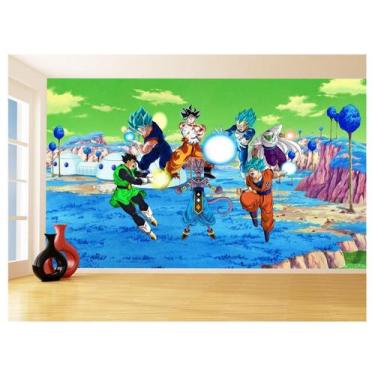 Imagem de Papel De Parede Dragon Ball Goku Vegeta Anime 3,5M Dbz400 - Você Decor