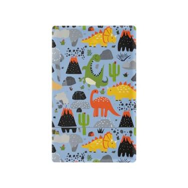 Imagem de SEHANY Capa de tomada de parede de dinossauro engraçado não utilizada, tamanho padrão e à prova de calor, placas decorativas para decoração de escritório doméstico (11,5 cm x 7 cm)