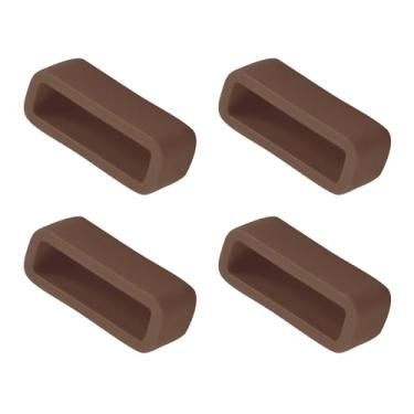 Imagem de Boguish 4 pulseiras de silicone para relógio – suporte de borracha para reparo de pulseira de relógio, uso de substituição