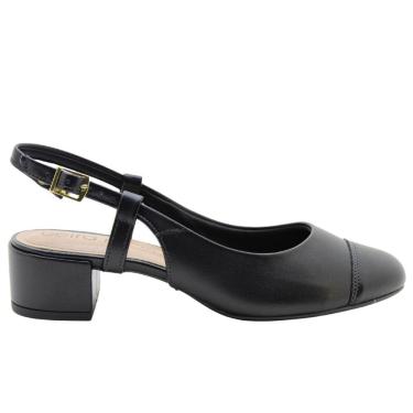 Imagem de Sapato Scarpin Beira Rio Slingback Napa Turim Preto