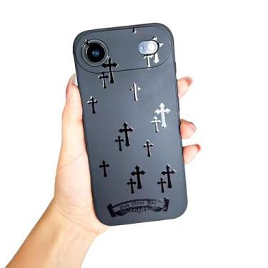 Imagem de JIASTGO Capa transversal moderna para iPhone 16e, capa fina de TPU macio à prova de choque, proteção legal de Jesus Cristão para mulheres, meninas, homens e adolescentes (cruz pequena)
