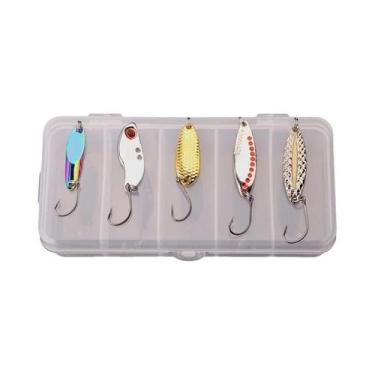 Imagem de Conjunto De Iscas De Pesca Metalizadas Vib 3g 10g 15g Iscas Duras Para